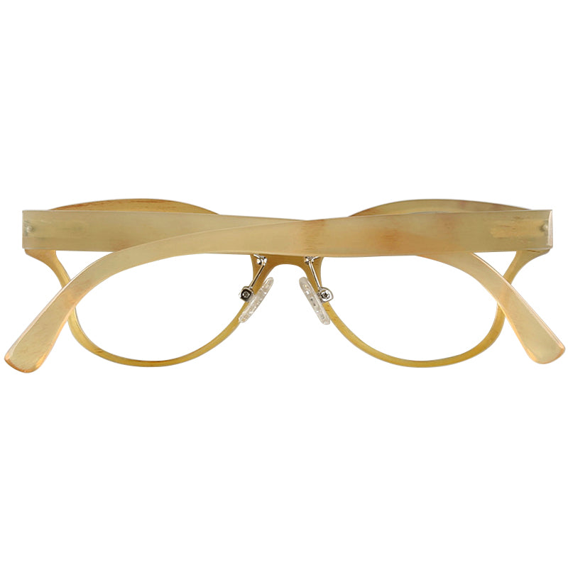 Buffalo Horn Cat-Eye Glasses NJ1154