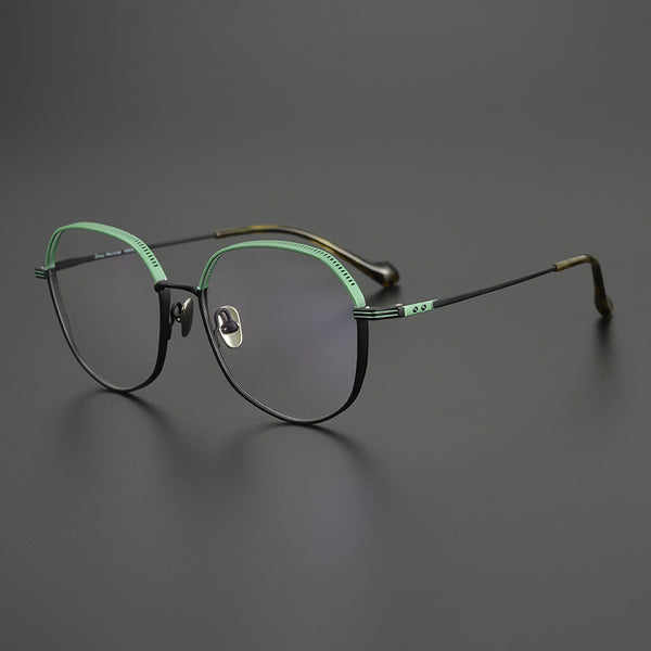Geometric Glasses MW1262 - Wide Frames for Men with Larger Heads