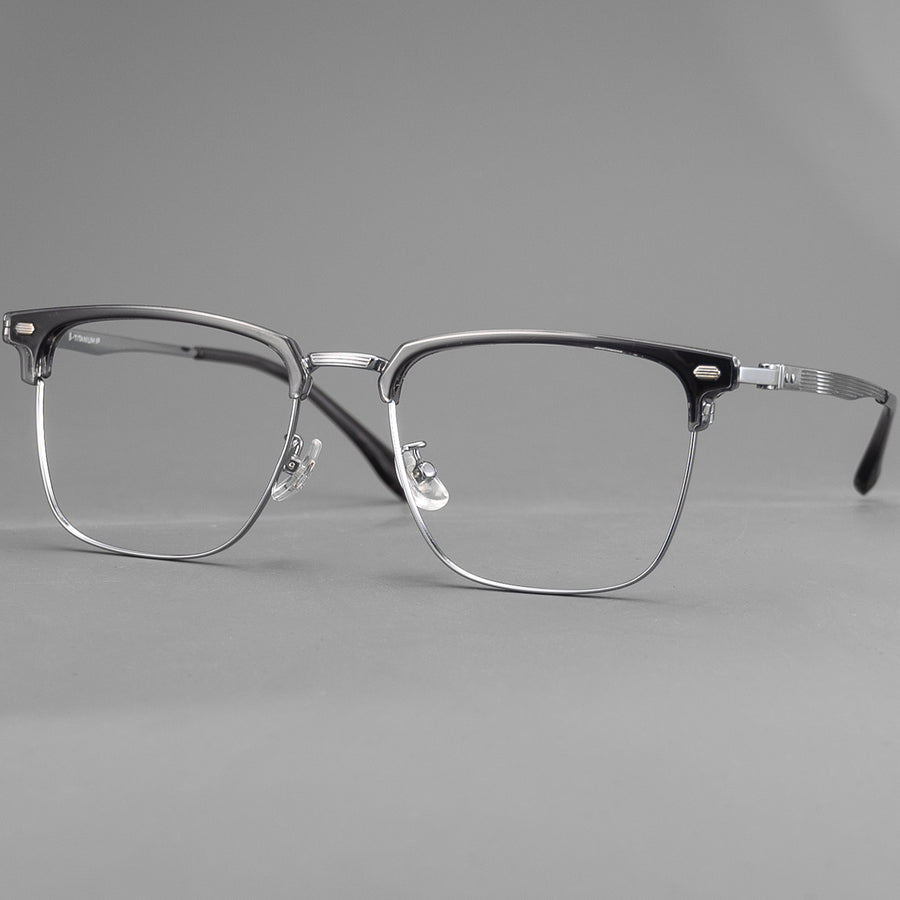 Browline Glasses EF1092 - Wide Frames for Men with Larger Heads