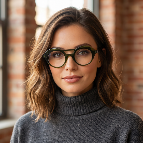 Round Glasses YN1110