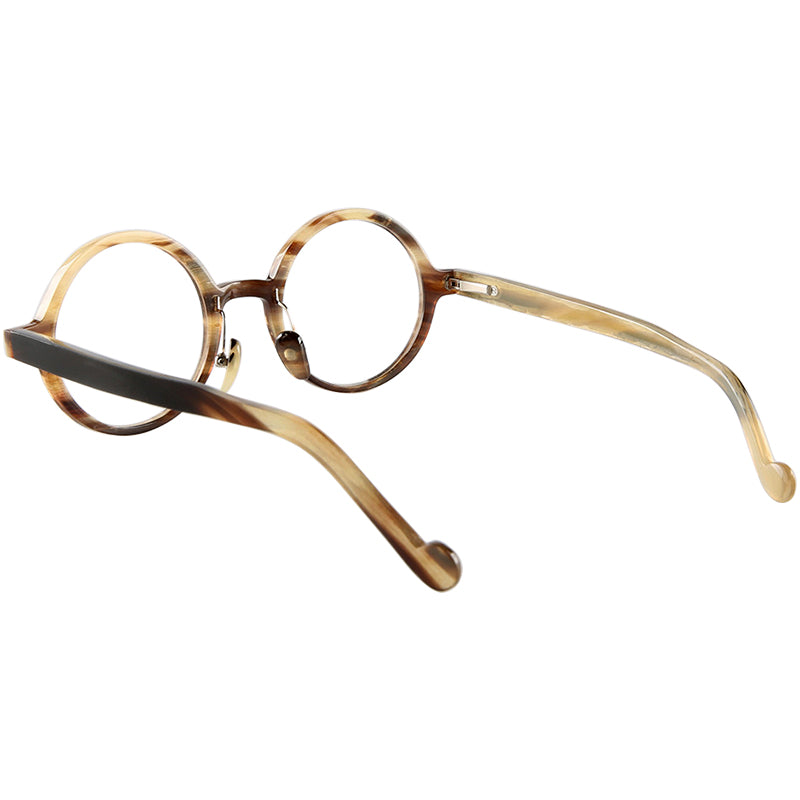 Buffalo Horn Round Glasses NJ1155