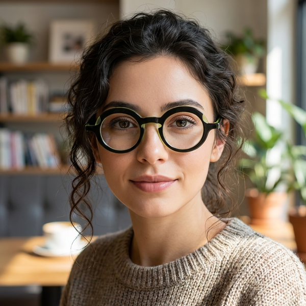 Round Glasses YN1114
