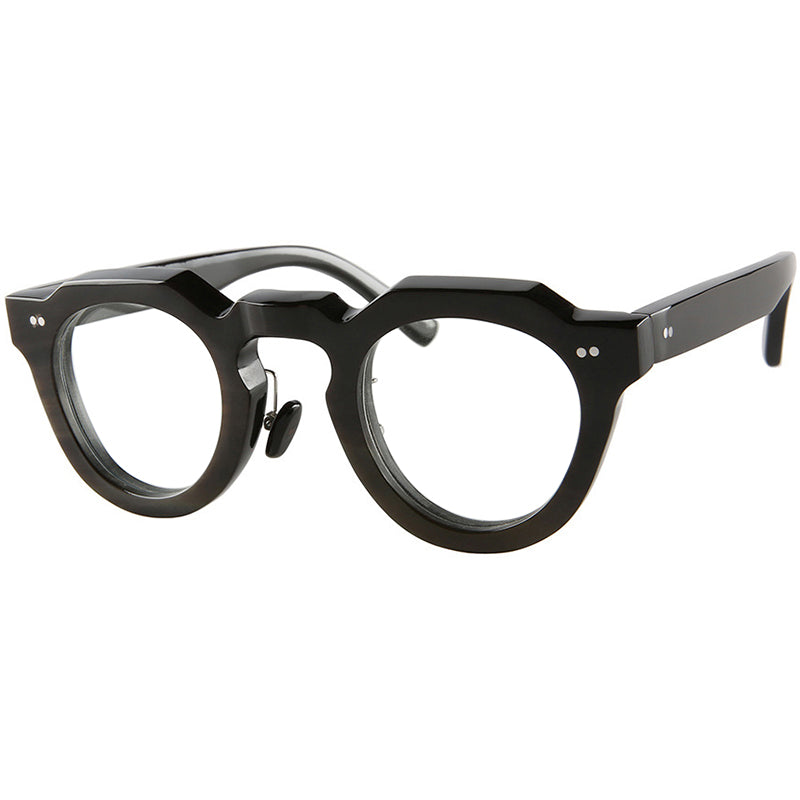 Buffalo Horn Round Glasses NJ1026