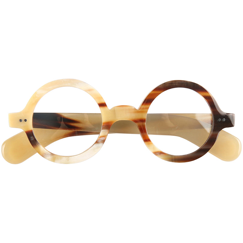 Buffalo Horn Round Glasses NJ1056