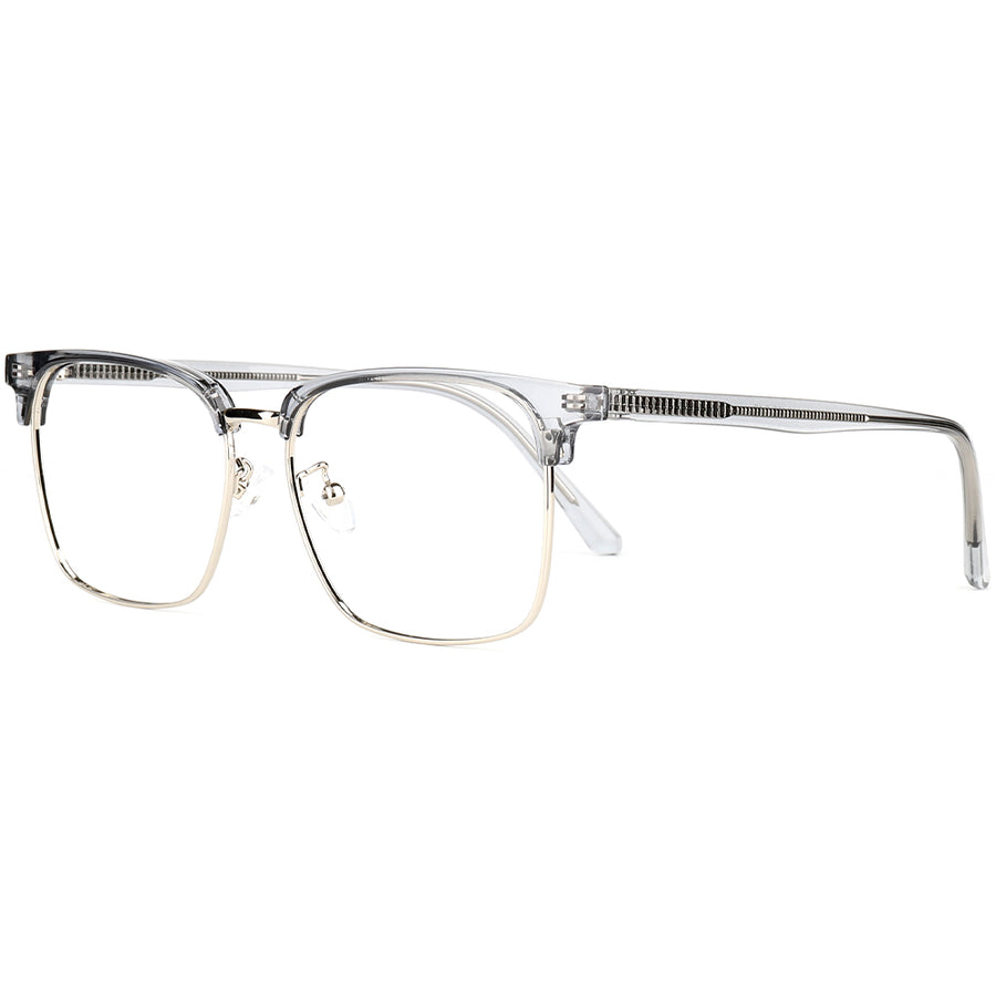 Browline Glasses EF1005 - Wide Frames for Men with Larger Heads
