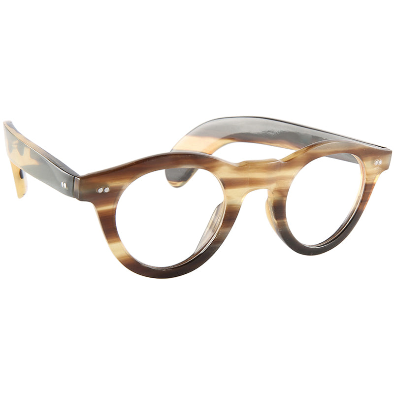 Buffalo Horn Round Glasses NJ1104