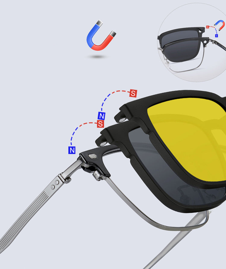 Browline Glasses EF1092 - Wide Frames for Men with Larger Heads