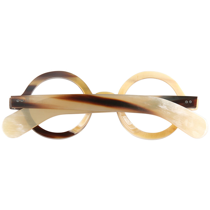 Buffalo Horn Round Glasses NJ1056