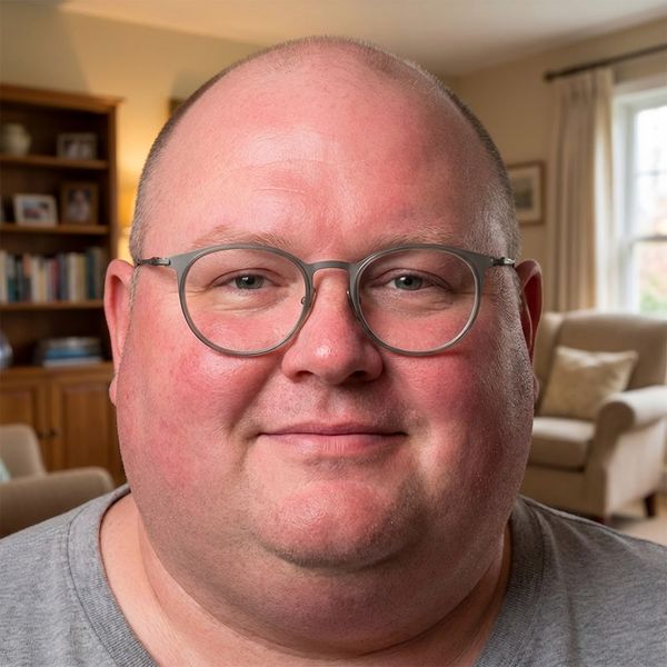 Round Glasses EF1100 - Wide Frames for Men with Larger Heads