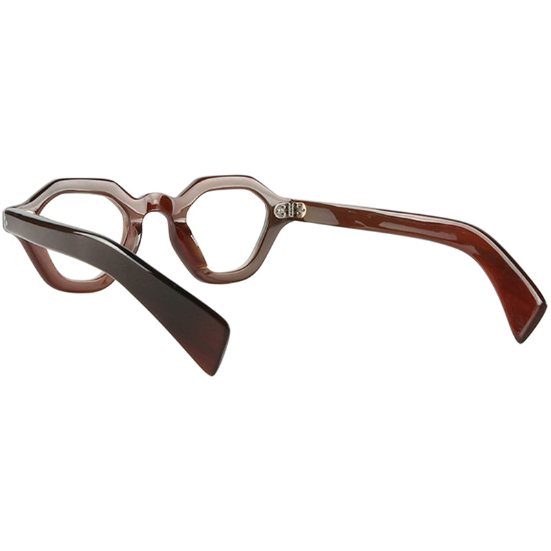 Buffalo Horn Geometric Glasses NJ1066