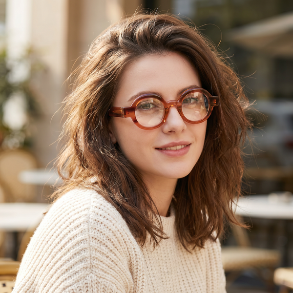 Round Glasses YN1112