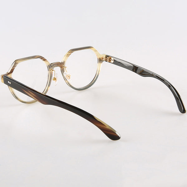 Buffalo Horn Round Glasses NJ1007