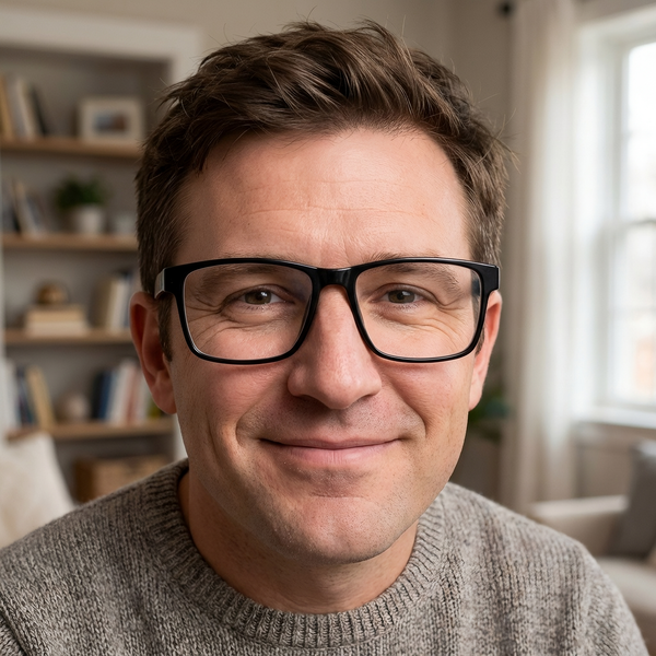 Rectangle Glasses A3918 - Wide Frames for Men with Larger Heads