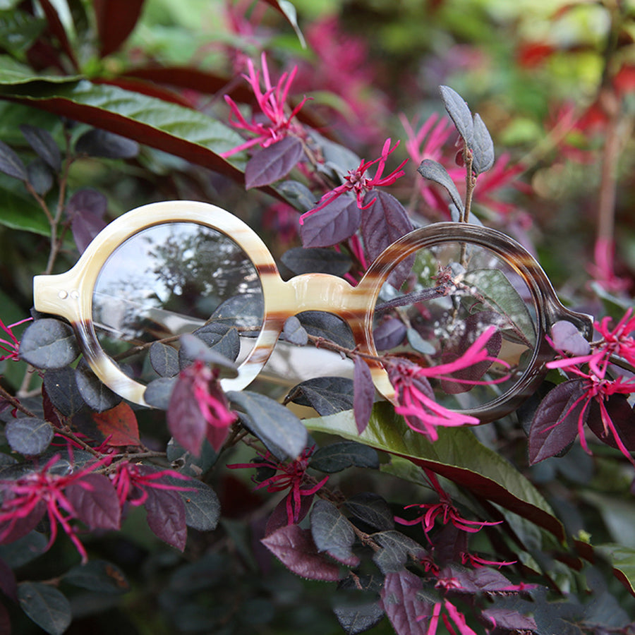 Buffalo Horn Round Glasses NJ1056