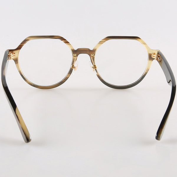 Buffalo Horn Round Glasses NJ1007