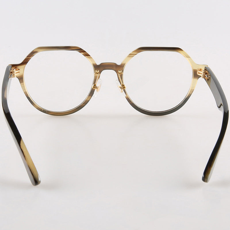Buffalo Horn Round Glasses NJ1007