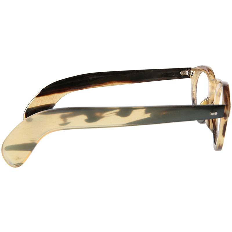 Buffalo Horn Round Glasses NJ1104