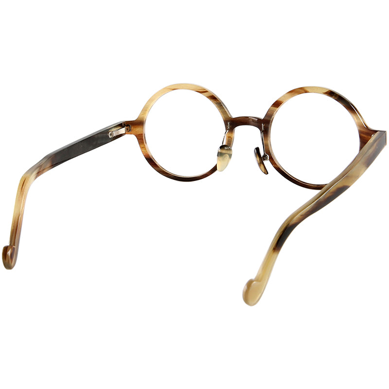 Buffalo Horn Round Glasses NJ1155
