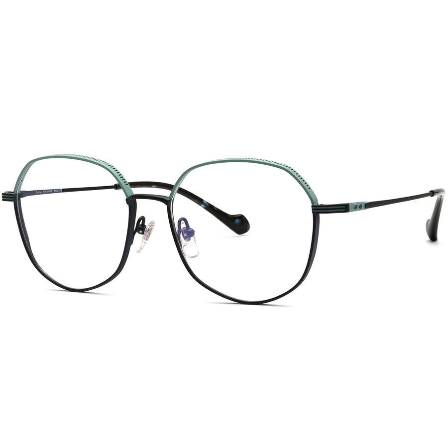 Geometric Glasses MW1262 - Wide Frames for Men with Larger Heads