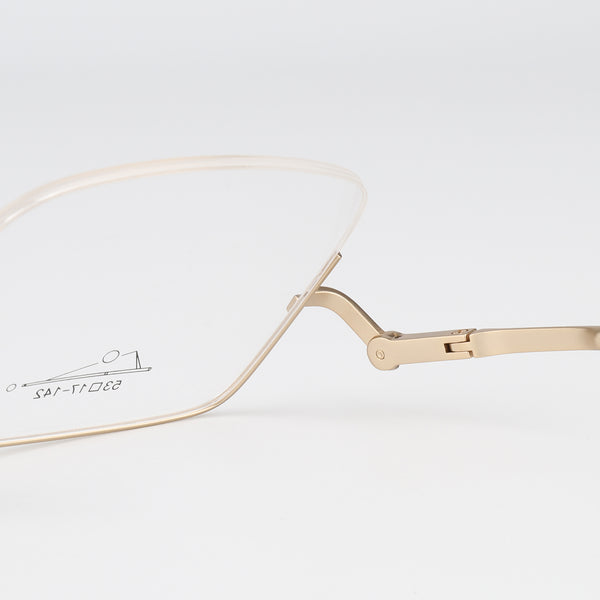 Square Billiards & Pool Glasses RV1052 – Reverse Half-Rim, Adjustable Tilt