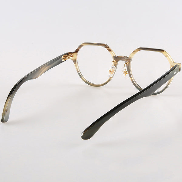 Buffalo Horn Round Glasses NJ1007