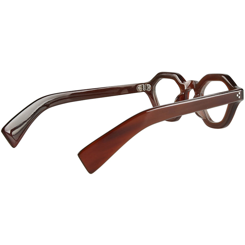 Buffalo Horn Geometric Glasses NJ1066