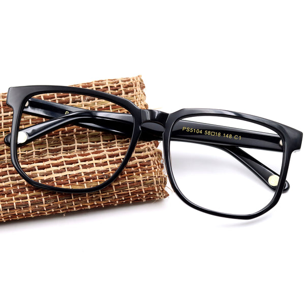 Square Glasses EF1068 - Wide Frames For Men With Larger Heads