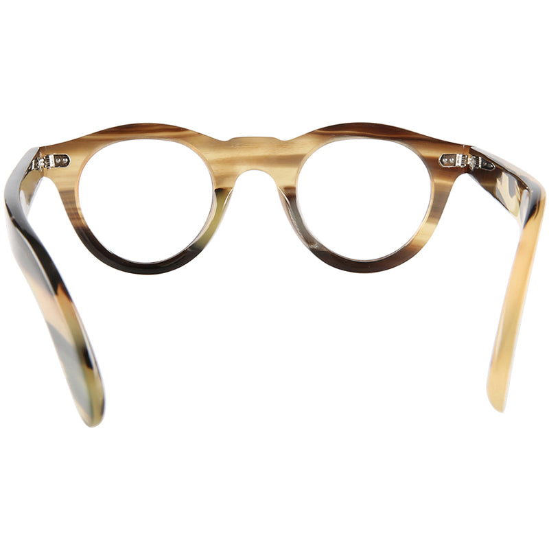 Buffalo Horn Round Glasses NJ1104