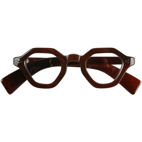 Buffalo Horn Geometric Glasses NJ1066