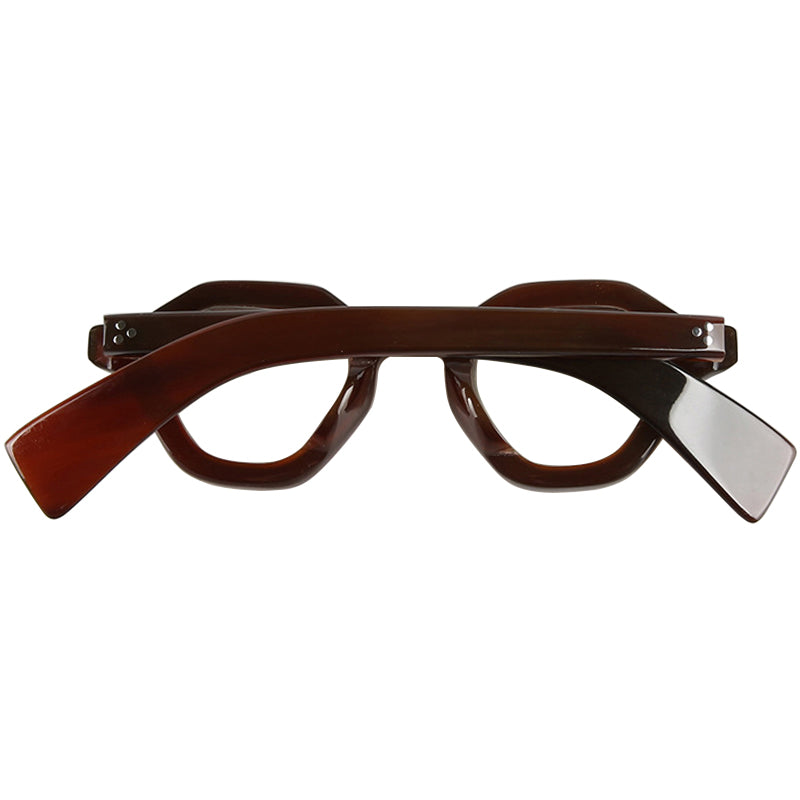 Buffalo Horn Geometric Glasses NJ1066
