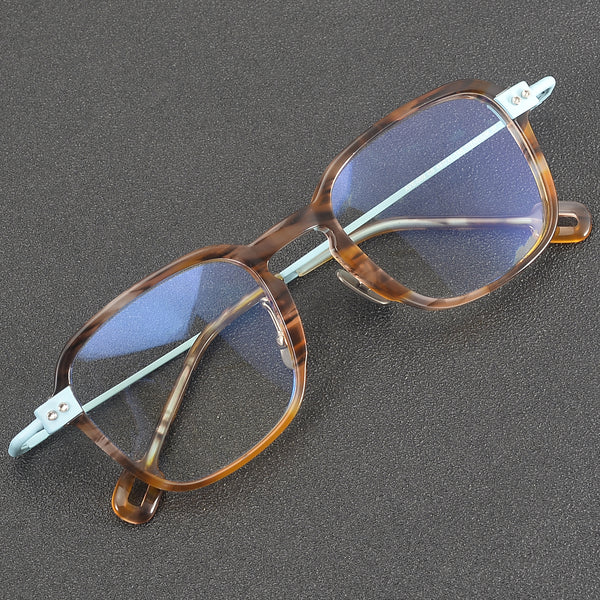 Square Glasses EF1125 - Wide Frames for Men with Larger Heads