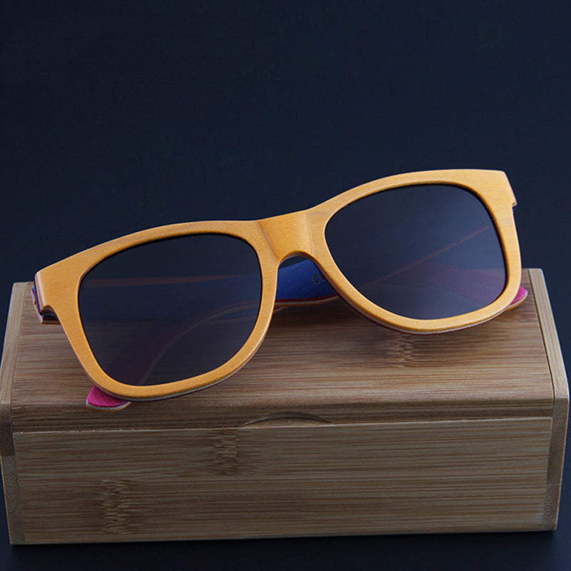 Wood Square Sunglasses S1067
