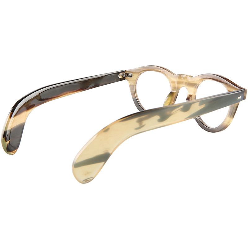 Buffalo Horn Round Glasses NJ1104