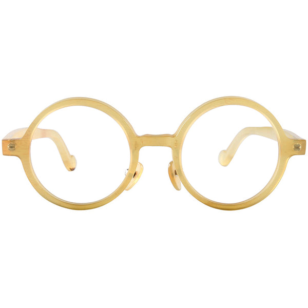 Buffalo Horn Round Glasses NJ1155