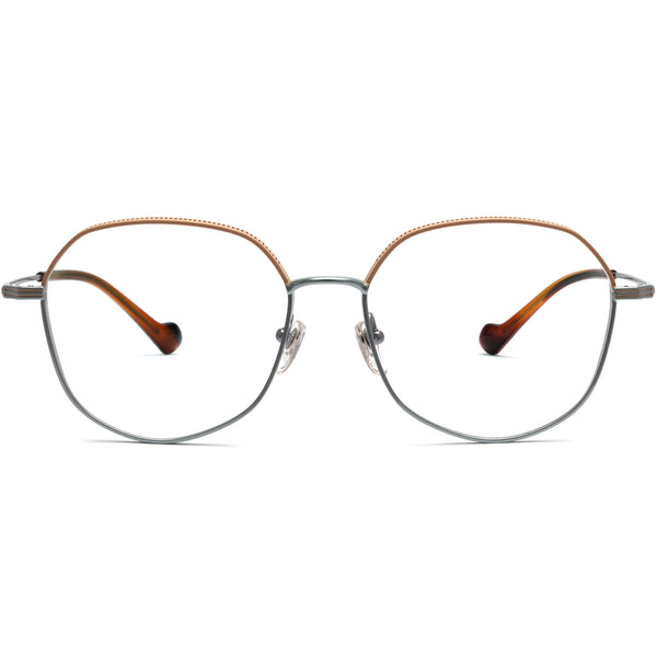 Geometric Glasses MW1262 - Wide Frames for Men with Larger Heads