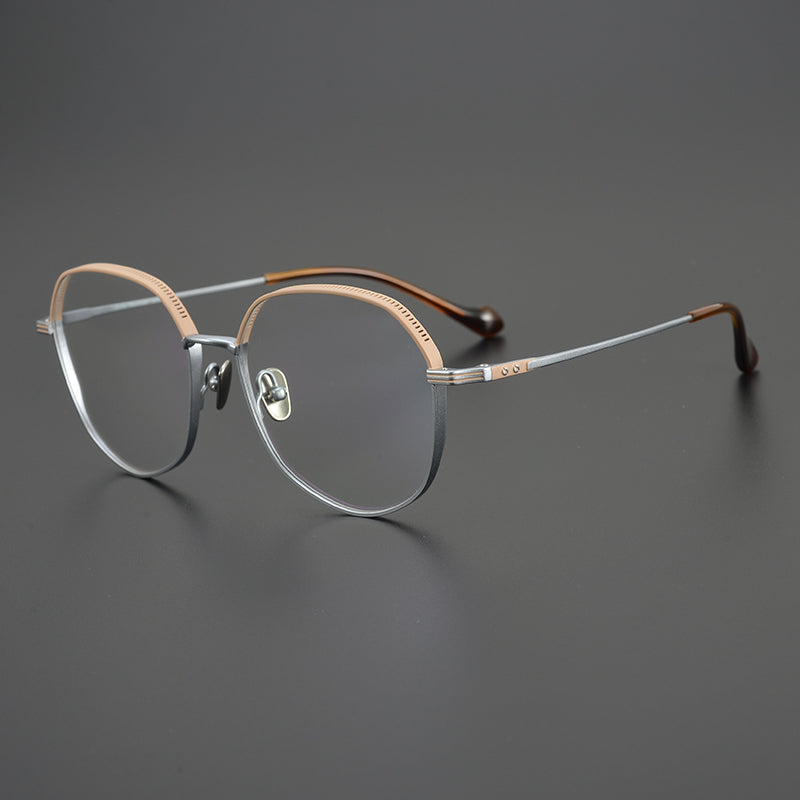 Geometric Glasses MW1262 - Wide Frames for Men with Larger Heads