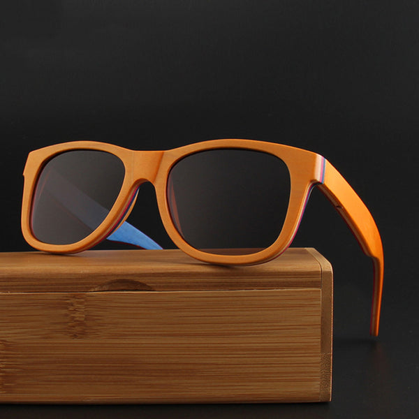 Wood Square Sunglasses S1067