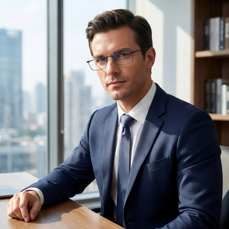 Rectangle Glasses BR1564