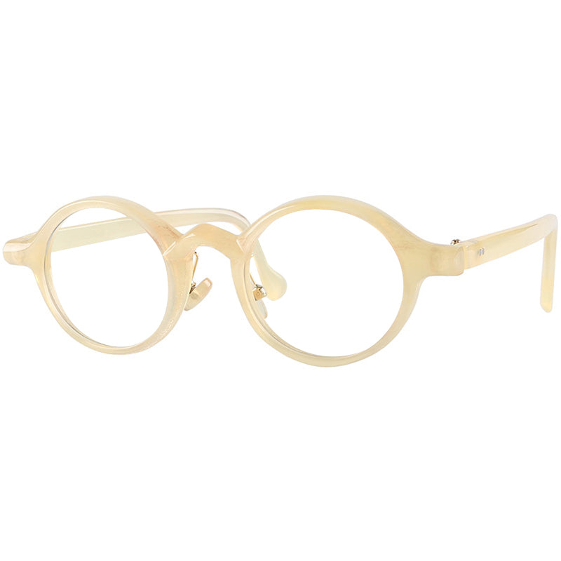 Buffalo Horn Round Glasses NJ1049