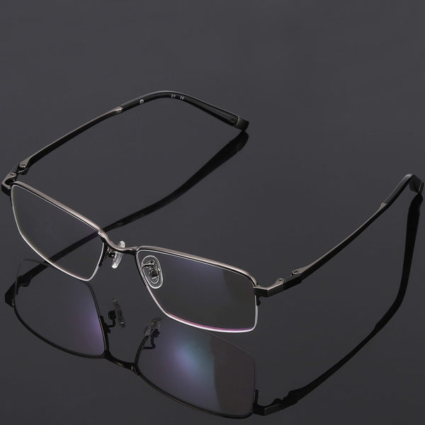 Rectangle Glasses EF1064 - Wide Frames For Men With Larger Heads