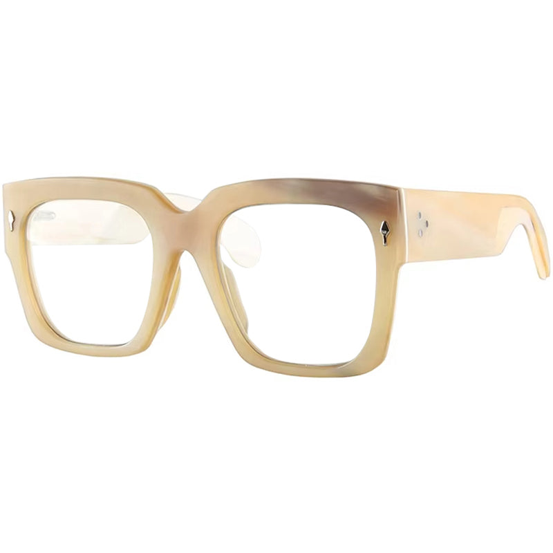 Buffalo Horn Square Glasses NJ1200