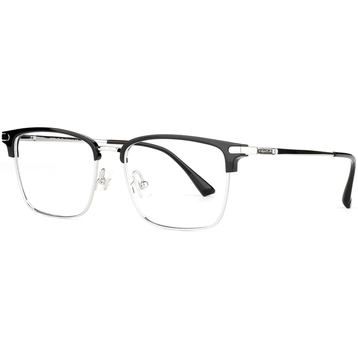 Browline Glasses EF1155 - Wide Frames for Men with Larger Heads