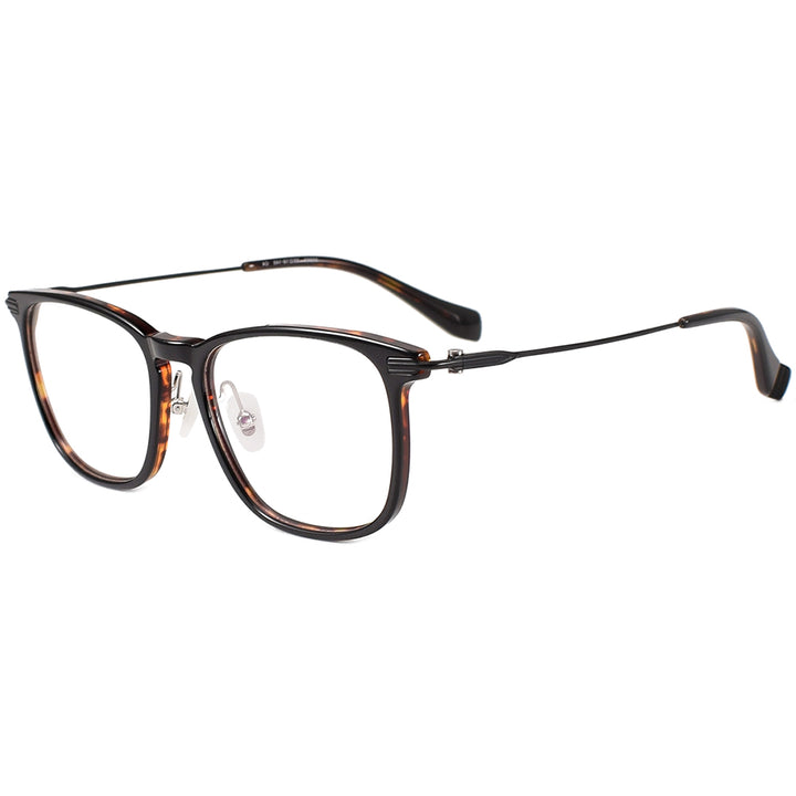 Square Glasses EF1101 - Wide Frames for Men with Larger Heads