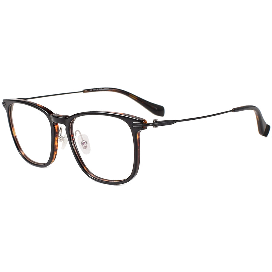 Square Glasses EF1101 - Wide Frames for Men with Larger Heads