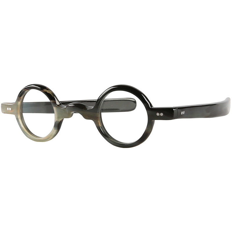 Buffalo Horn Round Glasses NJ1111