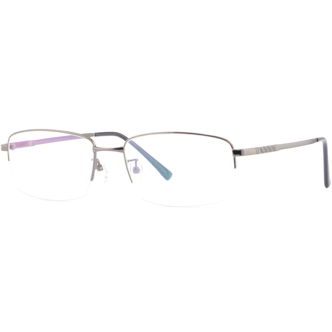 Rectangle Glasses O2462 - Wide Frames for Men with Larger Heads