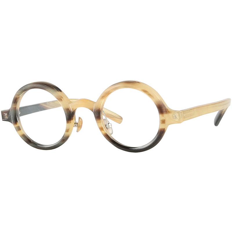 Buffalo Horn Round Glasses NJ1223