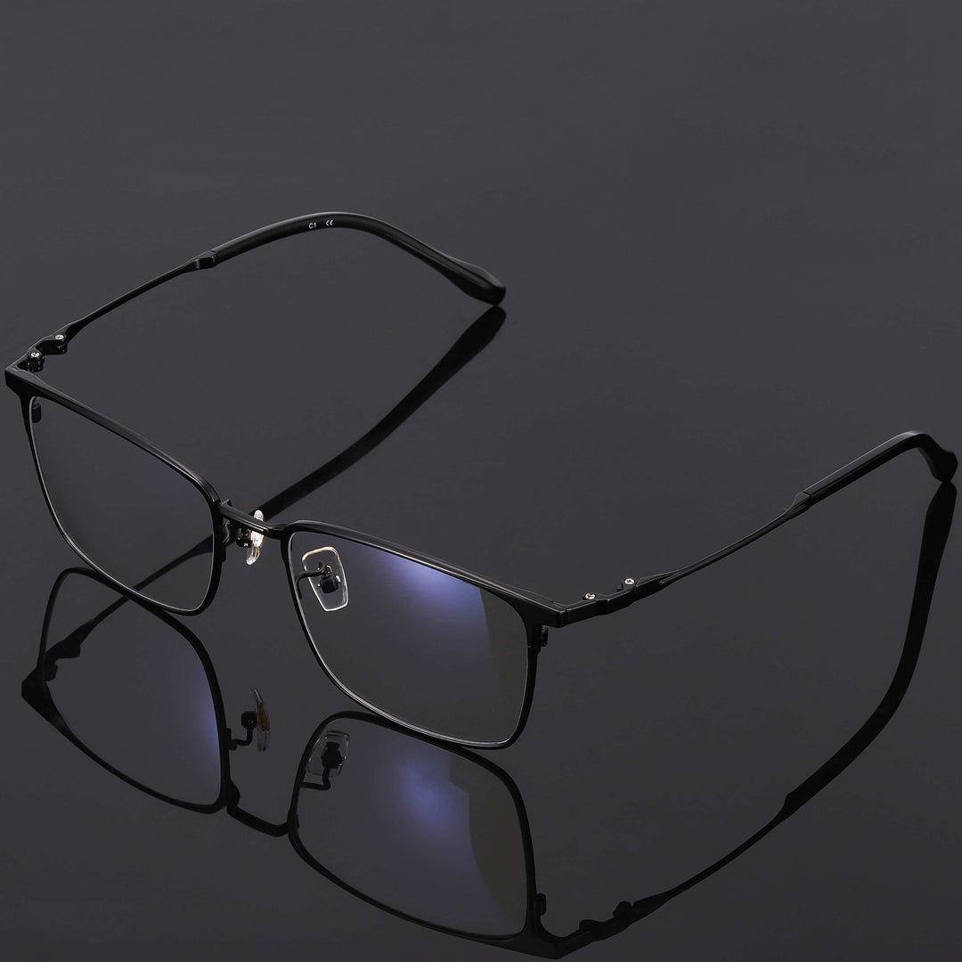 Rectangle Glasses EF1059 - Wide Frames For Men With Larger Heads