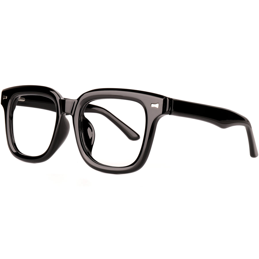 Square Glasses EF1091 - Wide Frames for Men with Larger Heads