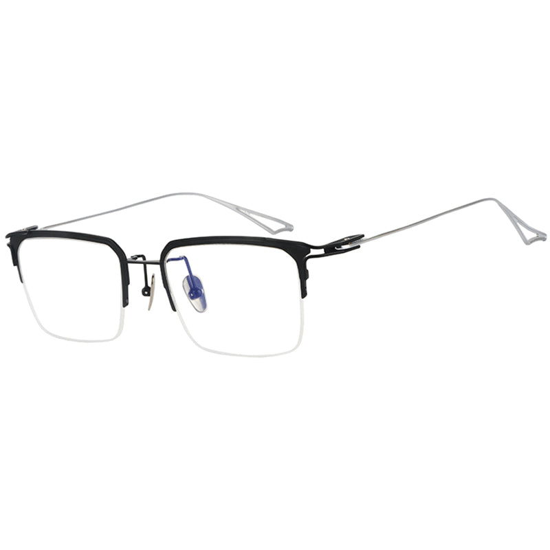 Rectangle Glasses EF1022 - Wide Frames for Men with Larger Heads